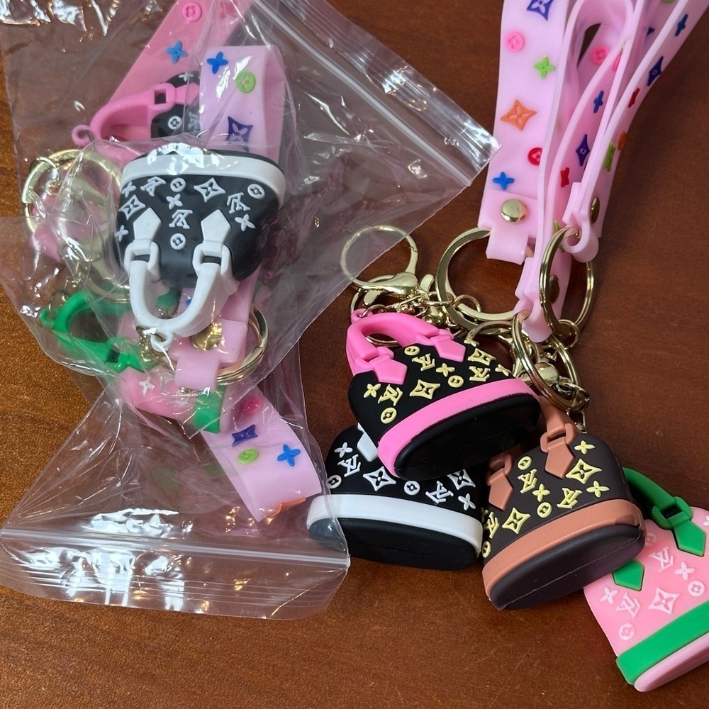 Keychain Wristlet Bag Charm